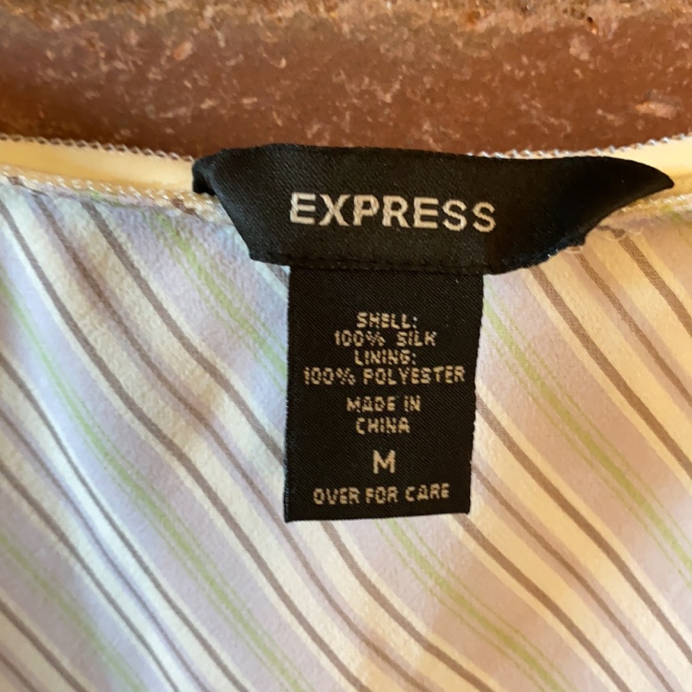 Express Purple Diagonal Skirt - Picture 4 of 5